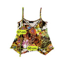 Coccapani Trend Sequin Trim Abstract Floral Tank Top