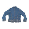 Vintage Floral Embroidered Denim Jacket