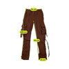 Americo Tavar Brown Lace-Up Cargo Pants