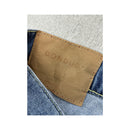 Dondup Light Wash Cotton Denim Mini Skirt