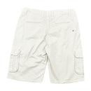 Fred Mello Cotton Stretch Beige Cargo Shorts