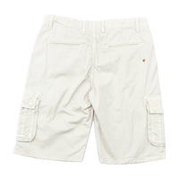 Fred Mello Cotton Stretch Beige Cargo Shorts