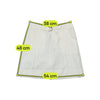 Sportmax Code Belted D-Ring Cotton Utility Mini Skirt